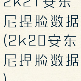 2k21安东尼捏脸数据(2k20安东尼捏脸数据)
