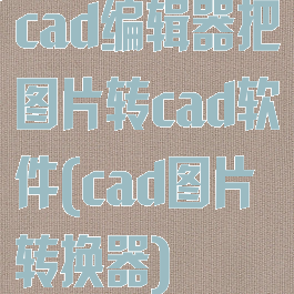 cad编辑器把图片转cad软件(cad图片转换器)