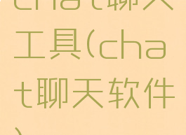 chat聊天工具(chat聊天软件)