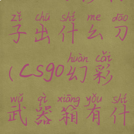 csgo幻彩箱子出什么刀(csgo幻彩武器箱有什么刀)