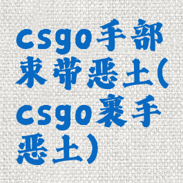 csgo手部束带恶土(csgo裹手恶土)