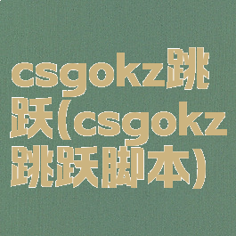 csgokz跳跃(csgokz跳跃脚本)