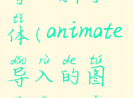 animate怎么导入新字体(animate导入的图片怎么改变大小)
