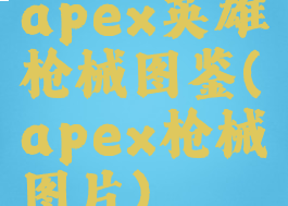 apex英雄枪械图鉴(apex枪械图片)