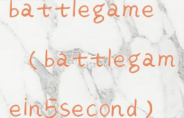 battlegame(battlegamein5second)