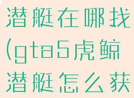 gta5虎鲸潜艇在哪找(gta5虎鲸潜艇怎么获得)