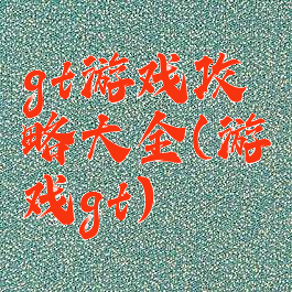 gt游戏攻略大全(游戏gt)