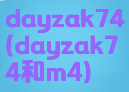 dayzak74(dayzak74和m4)