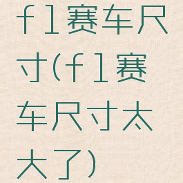 f1赛车尺寸(f1赛车尺寸太大了)