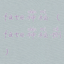 fate神秘(fate神秘侧)