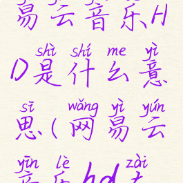 ipad下载网易云音乐HD是什么意思(网易云音乐hd在哪下)