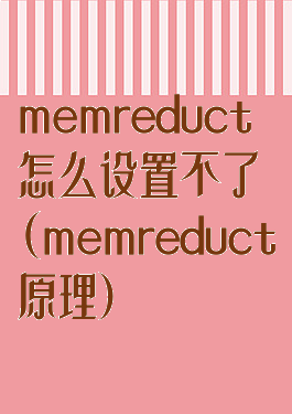 memreduct怎么设置不了(memreduct原理)
