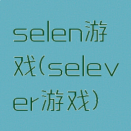 selen游戏(selever游戏)