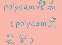 polycam相机(polycam怎么用)