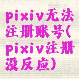 pixiv无法注册账号(pixiv注册没反应)