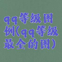 qq等级图例(qq等级最全的图)