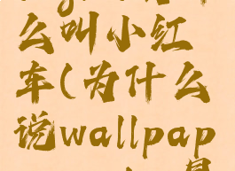 wallpaperengine为什么叫小红车(为什么说wallpaperengine是开车软件)
