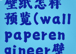 wallpaperengine壁纸怎样预览(wallpaperengineer壁纸怎么预览)