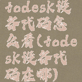 todesk设备代码怎么看(todesk设备代码在哪)