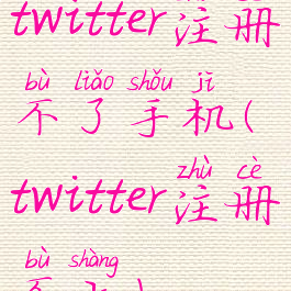 twitter注册不了手机(twitter注册不上)