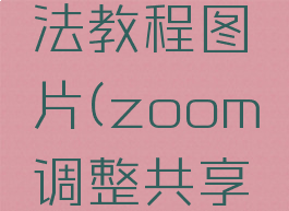 zoom调整共享屏幕帧率方法教程图片(zoom调整共享屏幕帧率方法教程图片)